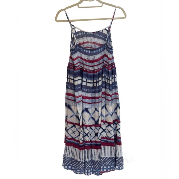 LOFT Beach Tie Dye Sundress Swim Cover Up Boho Flowy Resort Dress Size 4 🏝️ - Picture 6 of 7